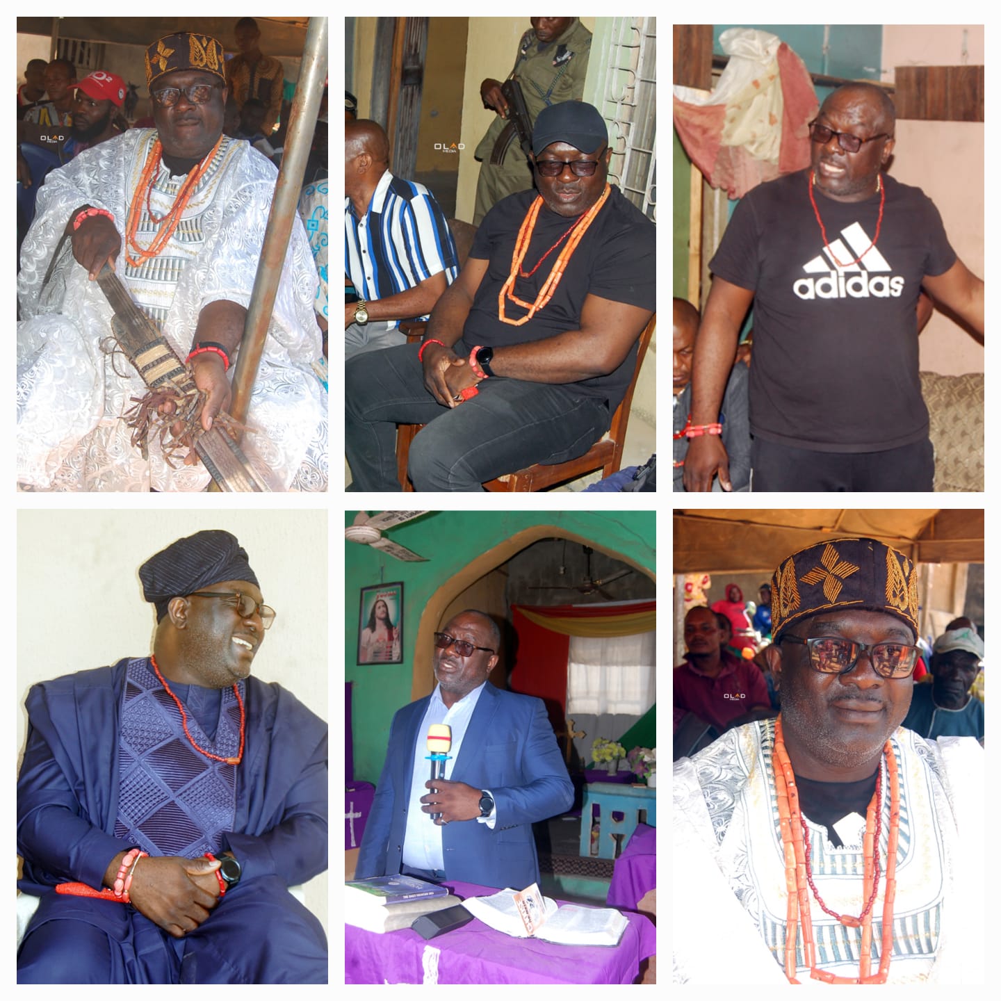 Traditional leader representing Ekpesa heritage